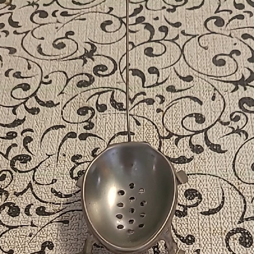 Vintage Silver Metal Egg Poacher